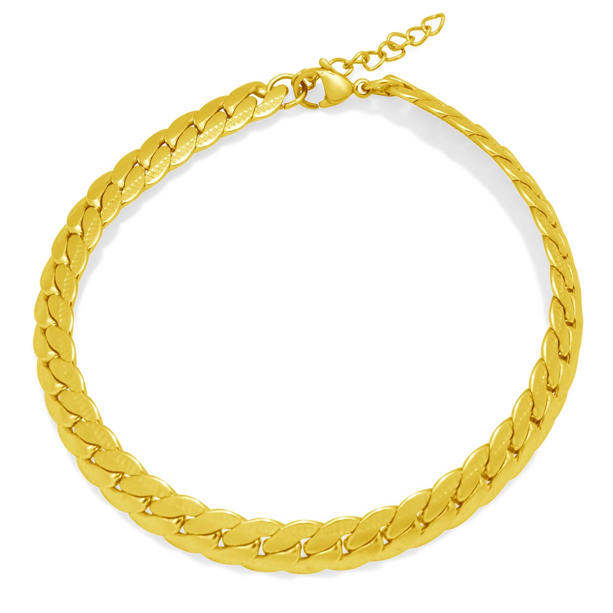 Fior Extra Gold Bracelet 8MM Βραχιόλι από ανοξείδωτο ατσάλι 316L